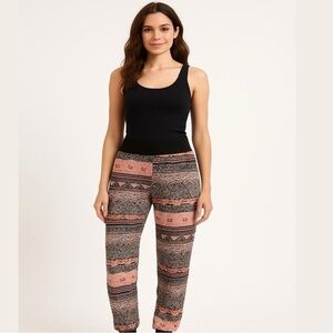 🛍Bundle sale🛍Bongo pants Aztec pink and black sweats NWOT